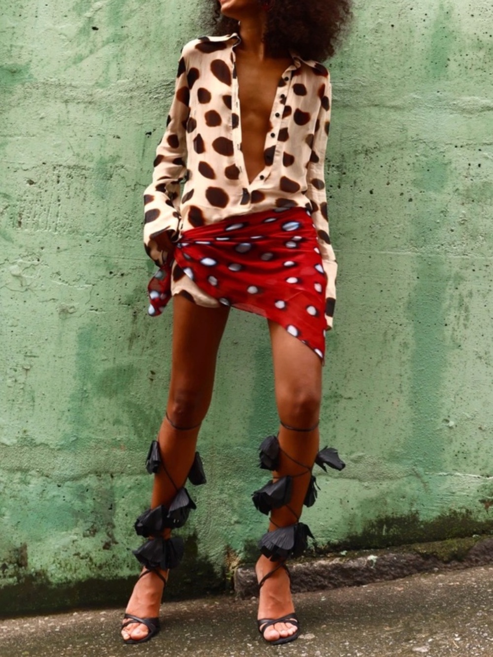 Rat & Boa NILAH SHIRT DRESS ANIMAL - Picture 2 of 9